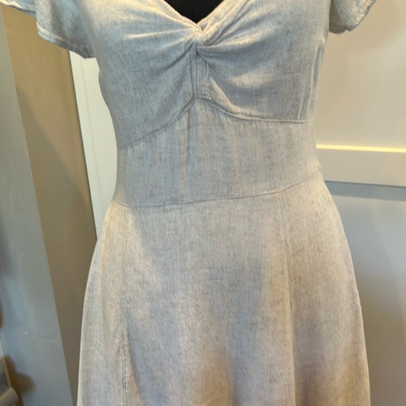 Abercrombie & Fitch Beige Linen Mini Dress XS - Picture 8 of 9